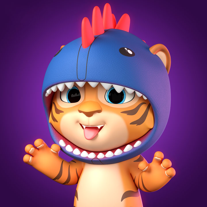 Dino Baby Tiger NFT icon