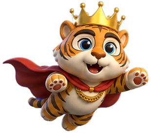 Super King Tiger flying through space - 3D NFT artwork